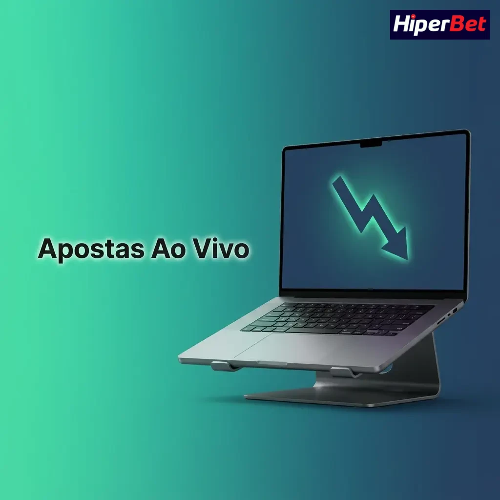 Interface de apostas ao vivo da Hiperbet com odds atualizadas, esportes variados e cupom acessível para ajustes rápidos