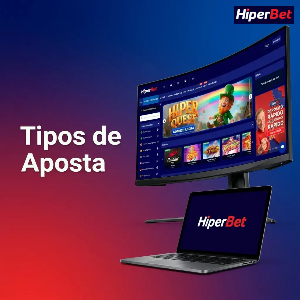 Ilustração dos tipos de aposta: simples, múltipla e sistema, explicando como o cupom vence e o risco.