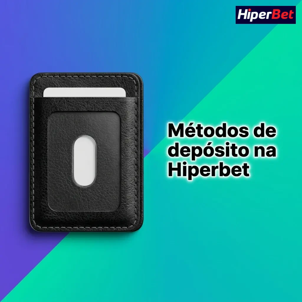 Tela do caixa da Hiperbet mostrando passos para depositar: escolher método, valor, limites, confirmar e ver saldo atualizado