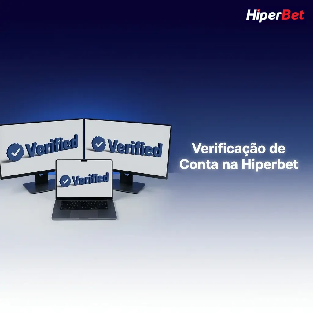 Passo a passo de verificação de conta na Hiperbet: enviar RG/CNH, confirmar dados, selfie e aguardar aprovação.