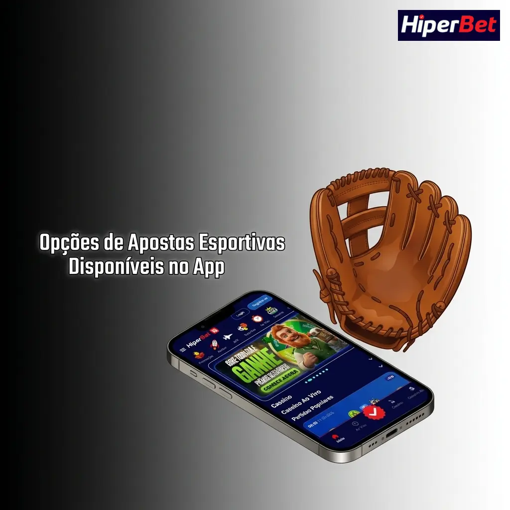Opções de apostas esportivas no app Hiperbet: futebol, basquete, tênis, vôlei, MMA e mais modalidades