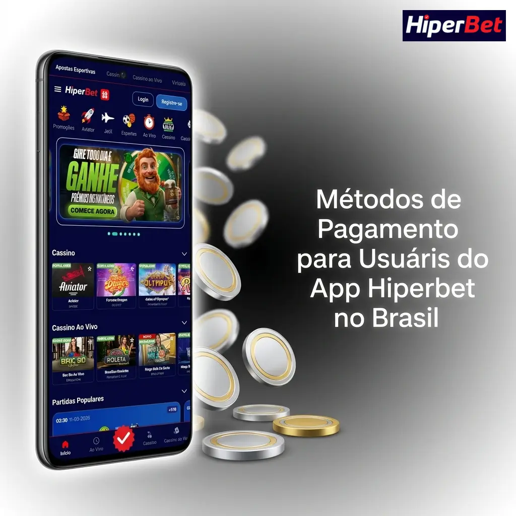 Métodos de pagamento Hiperbet no Brasil com Pix disponível 24h para depósitos e saques rápidos